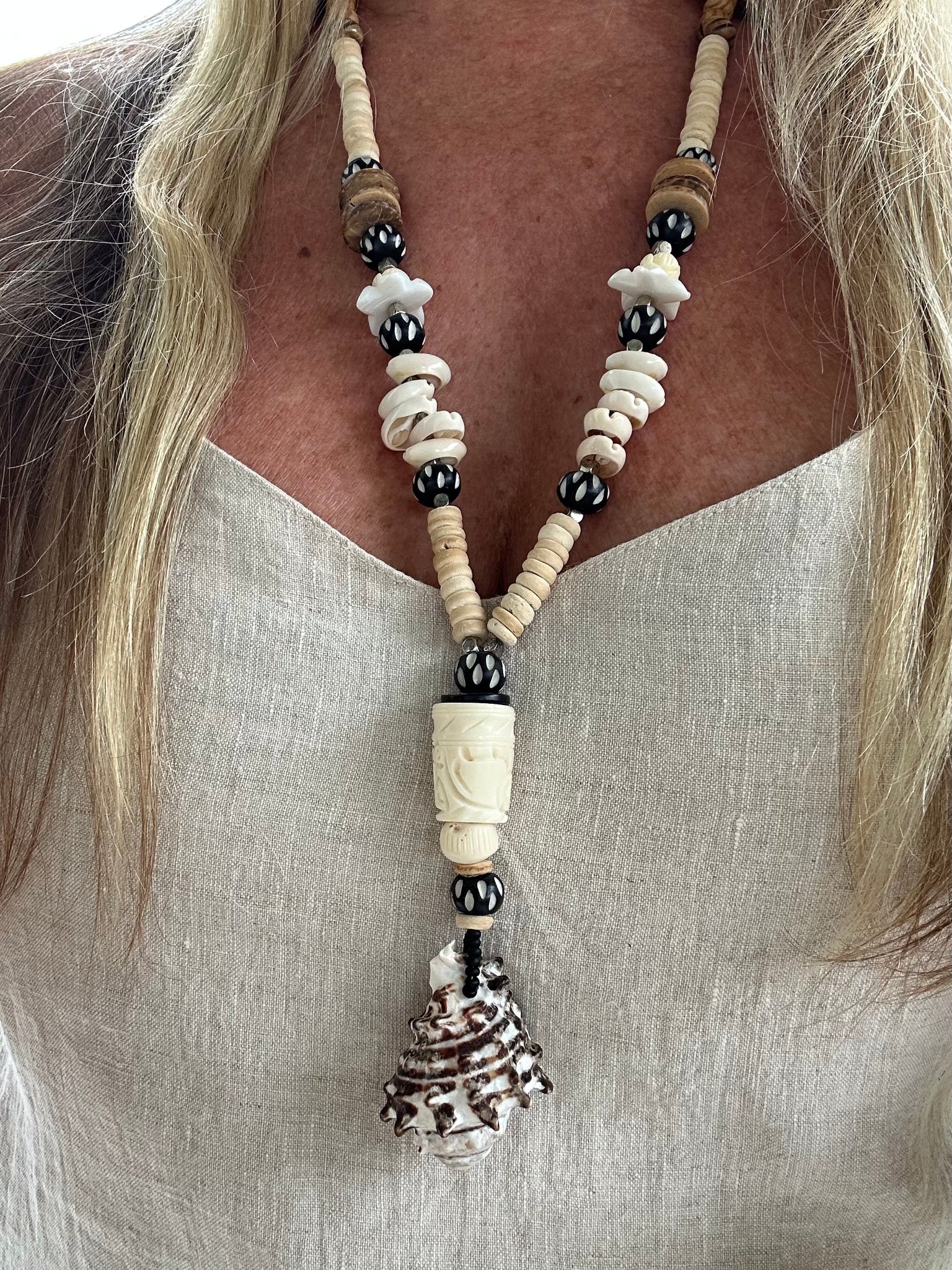 Islander Shell Boho Necklace