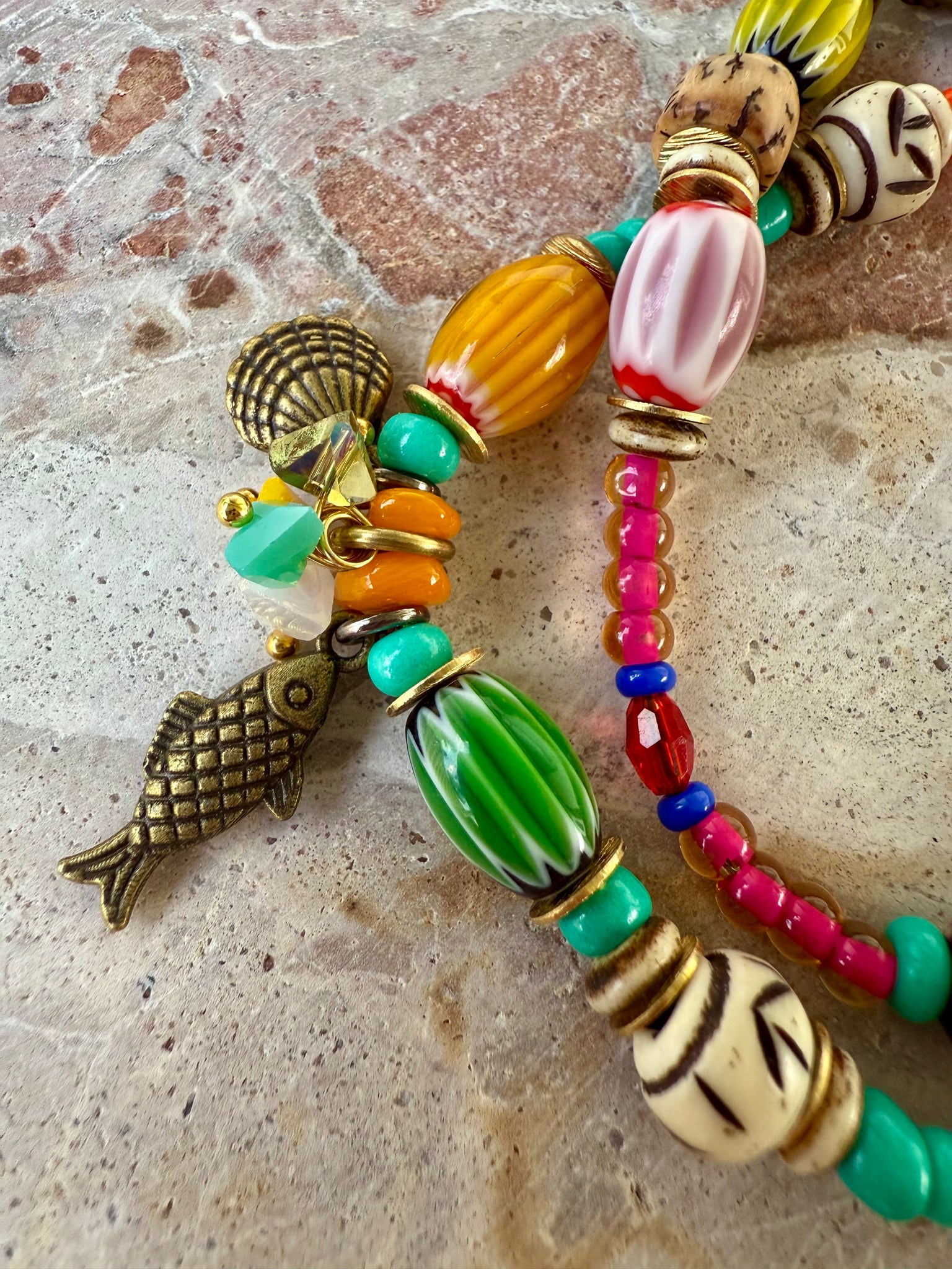Gold Cowrie Beach Boho Bracelet