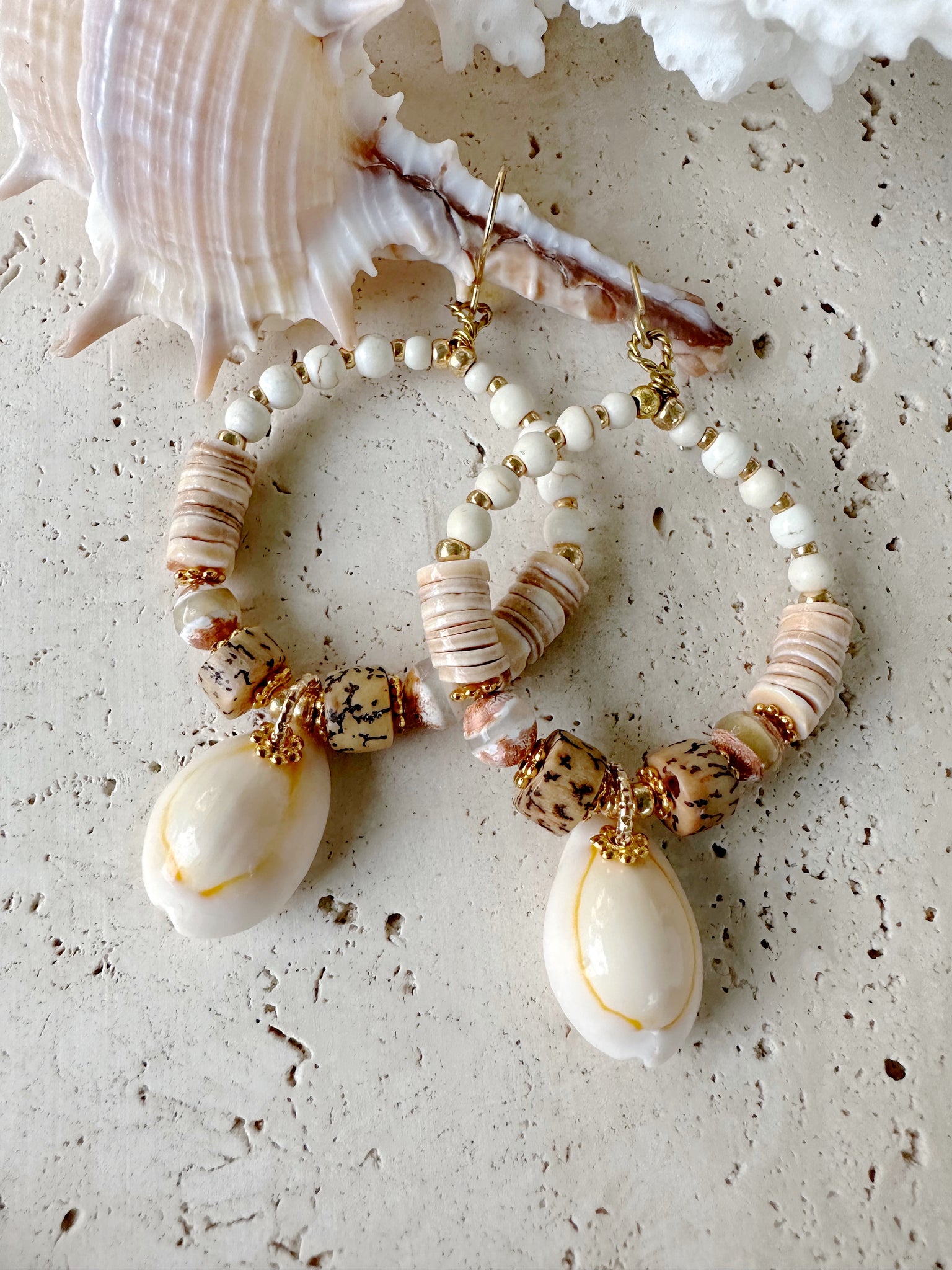 Cowrie Shell Earrings