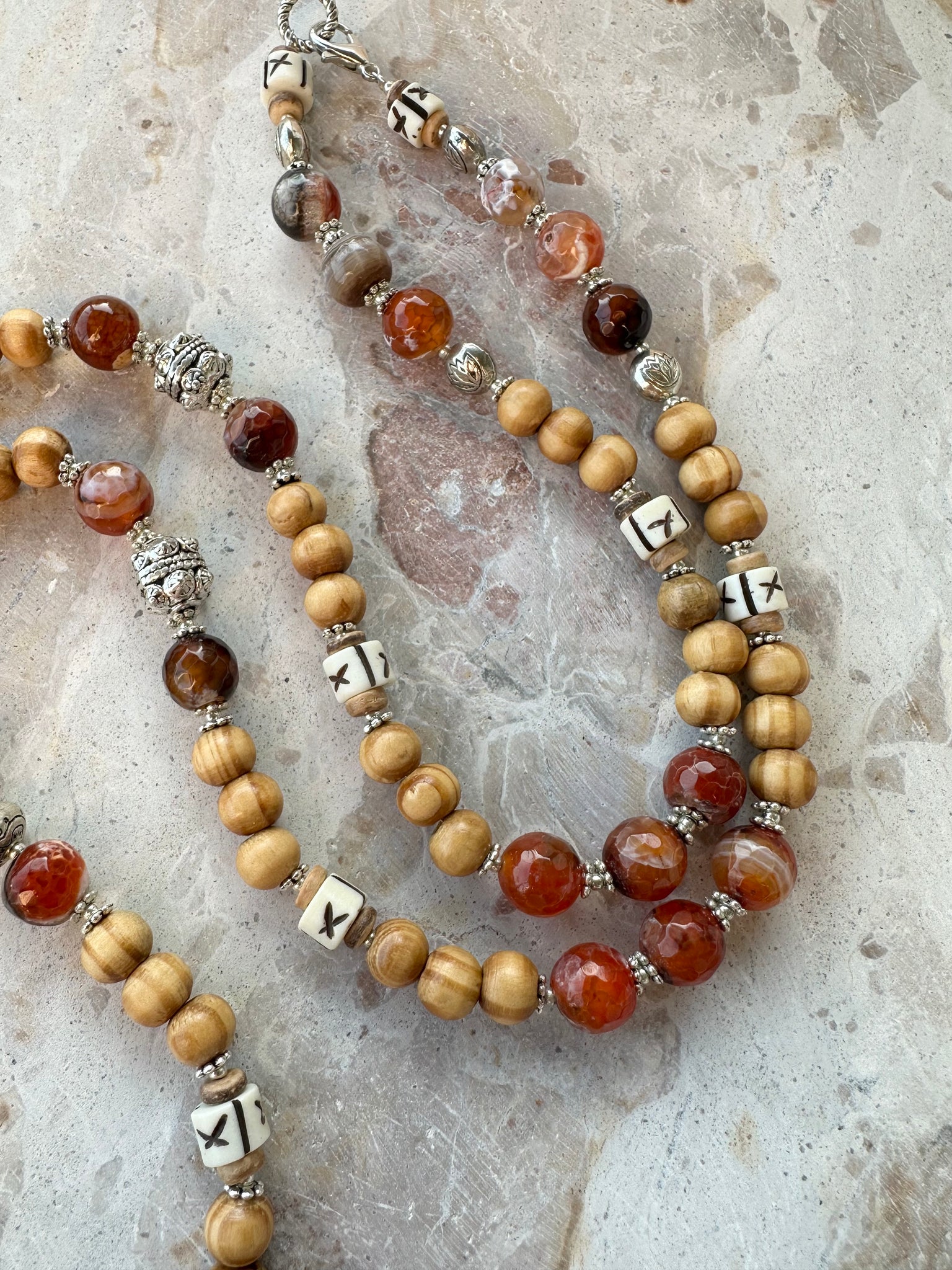Sun-kissed Shell Beaded Necklace