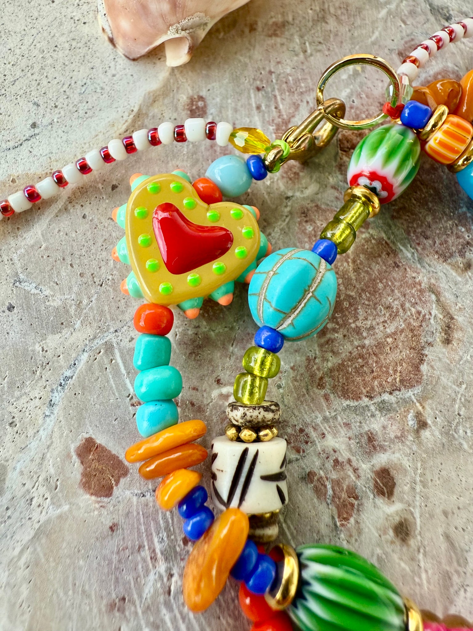 Beach Boho Shell Charm Bracelet