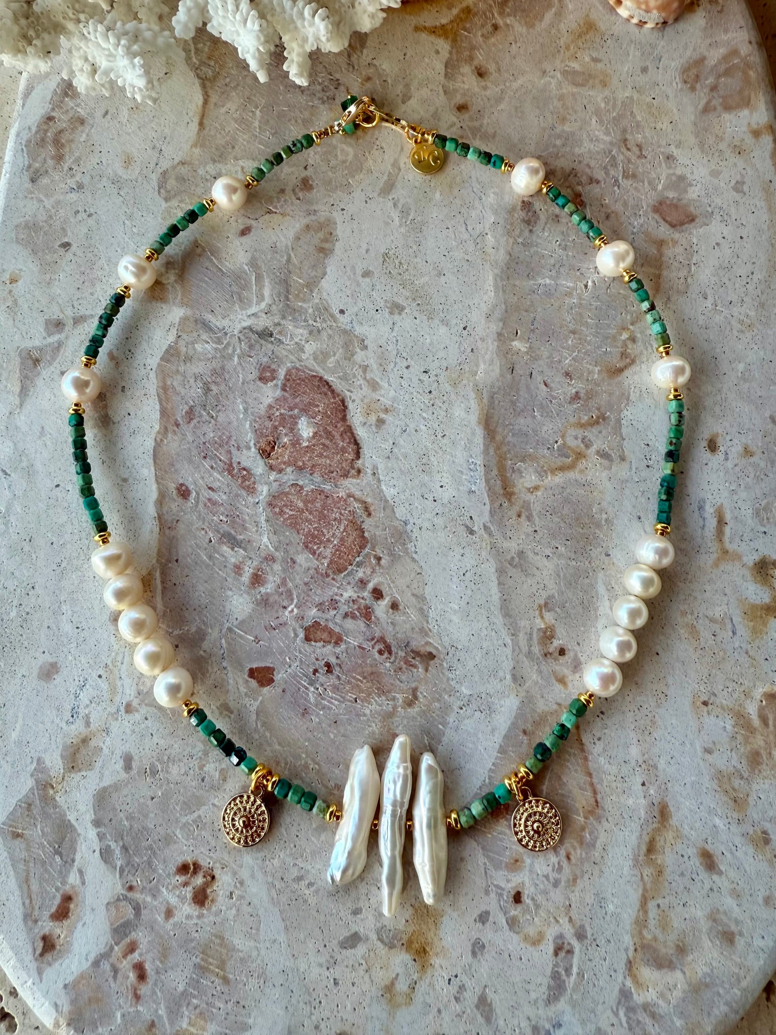 Coastal Luxe Keshi Baroque Pearl Necklace