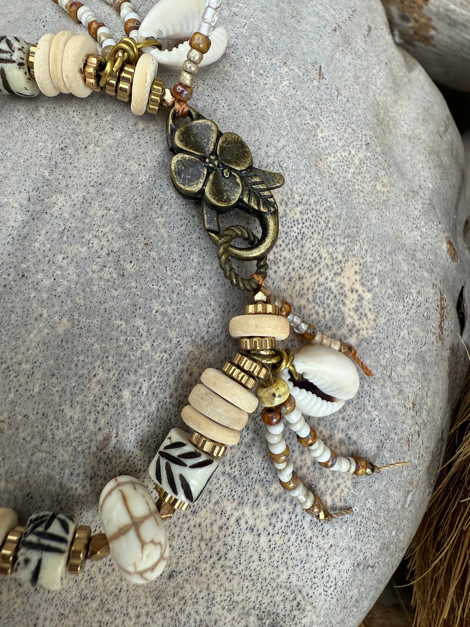 Hawaii Cowrie Shell Island Tribal Bracelet
