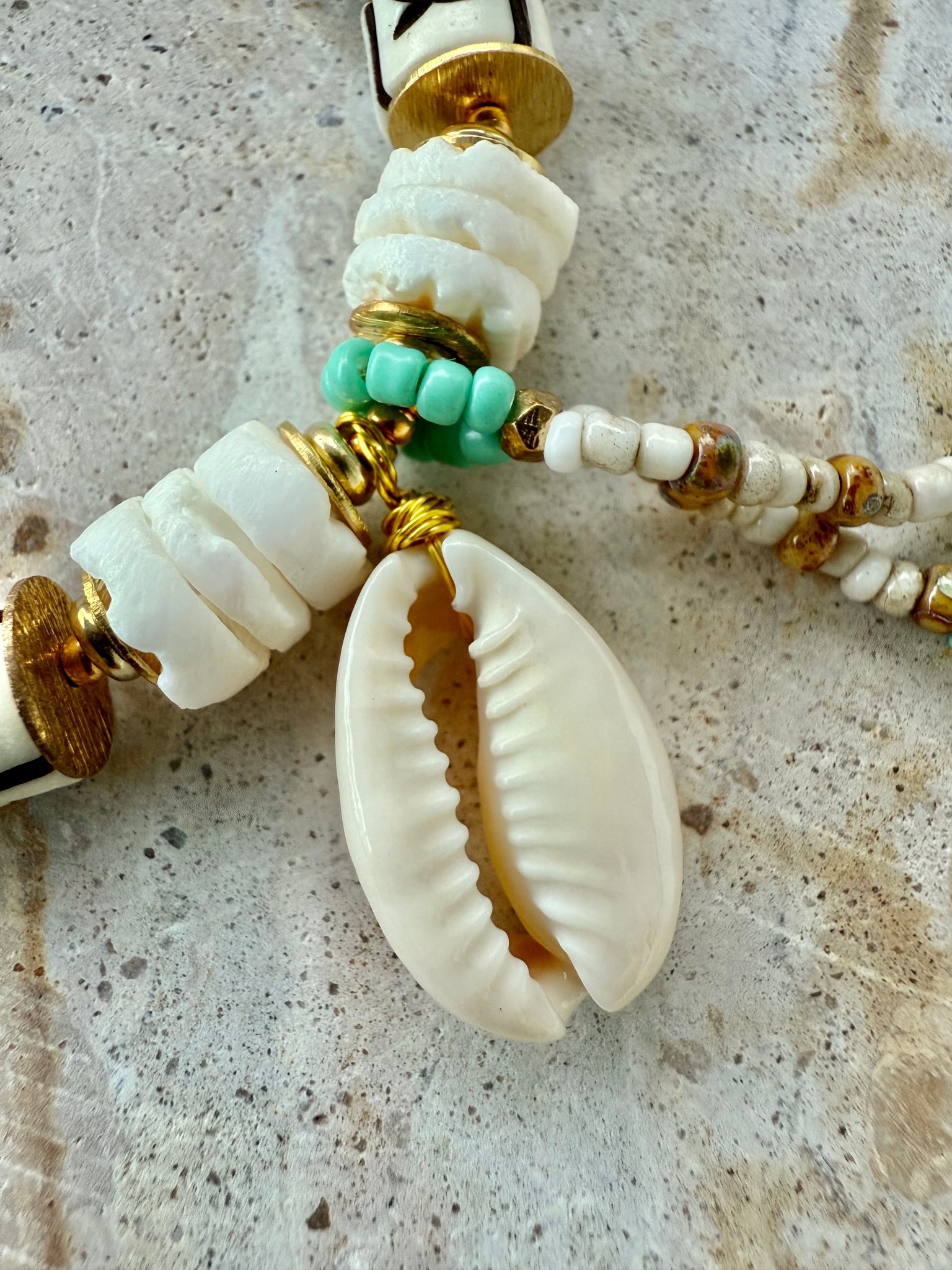 Palm Islander Cowrie Shell Bracelet