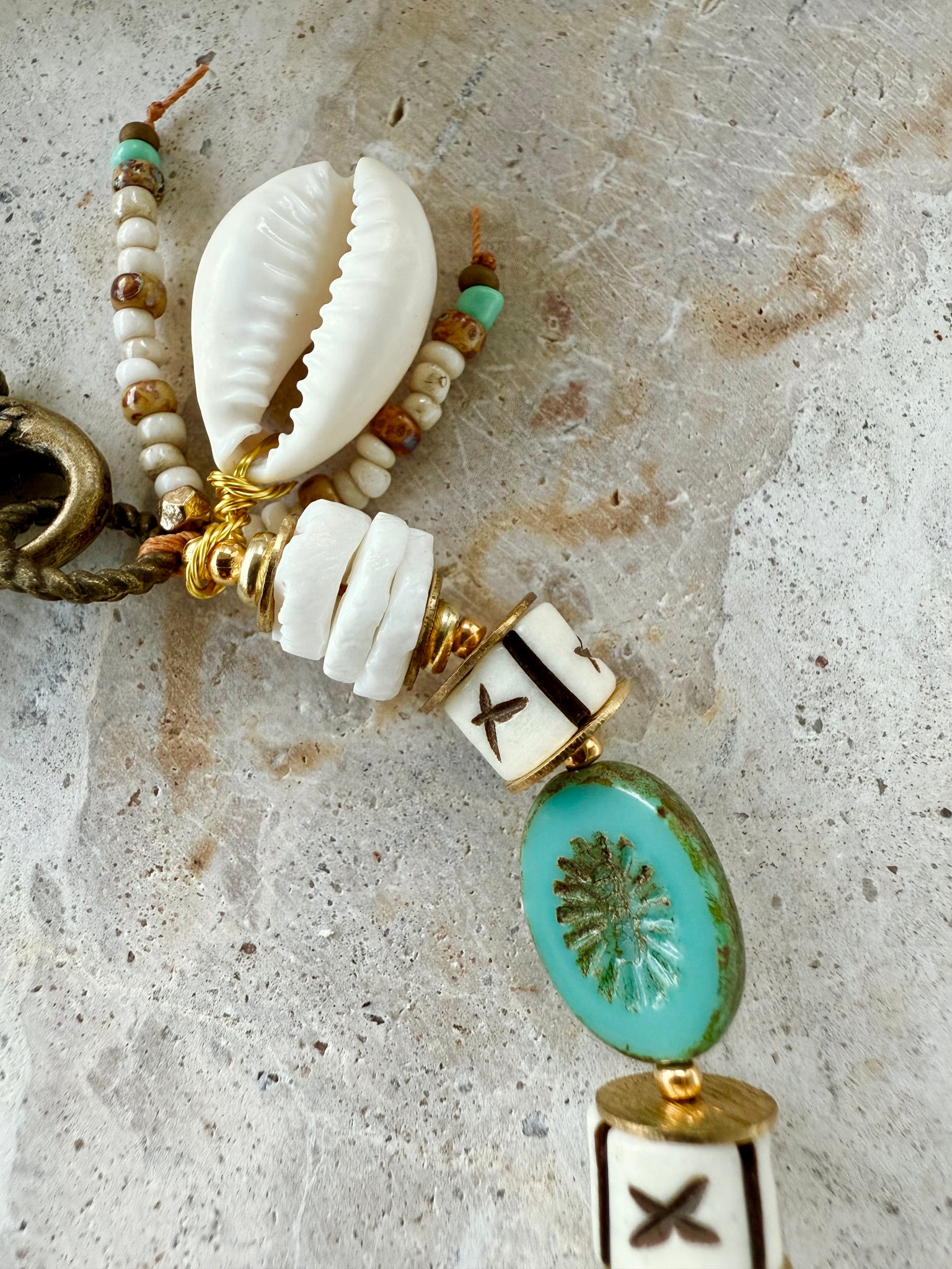 Palm Islander Cowrie Shell Bracelet
