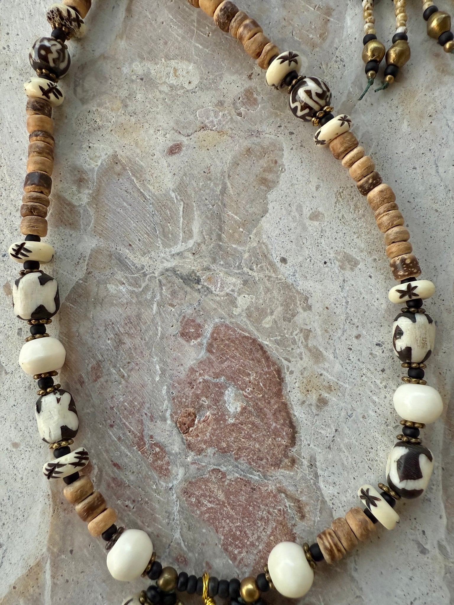 African Shell Tribal Necklace