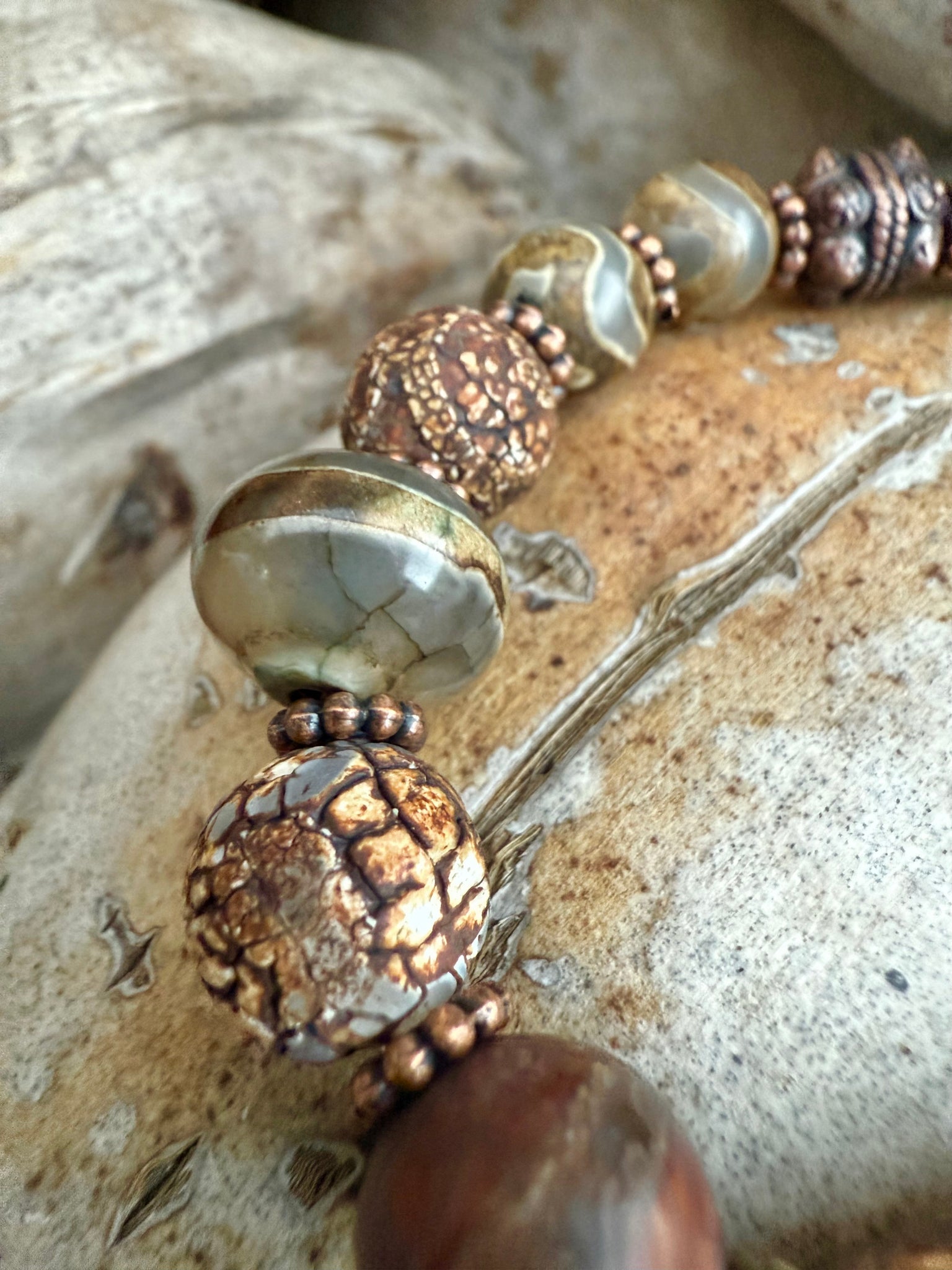 Mens Tibetan Three Eye Bracelet