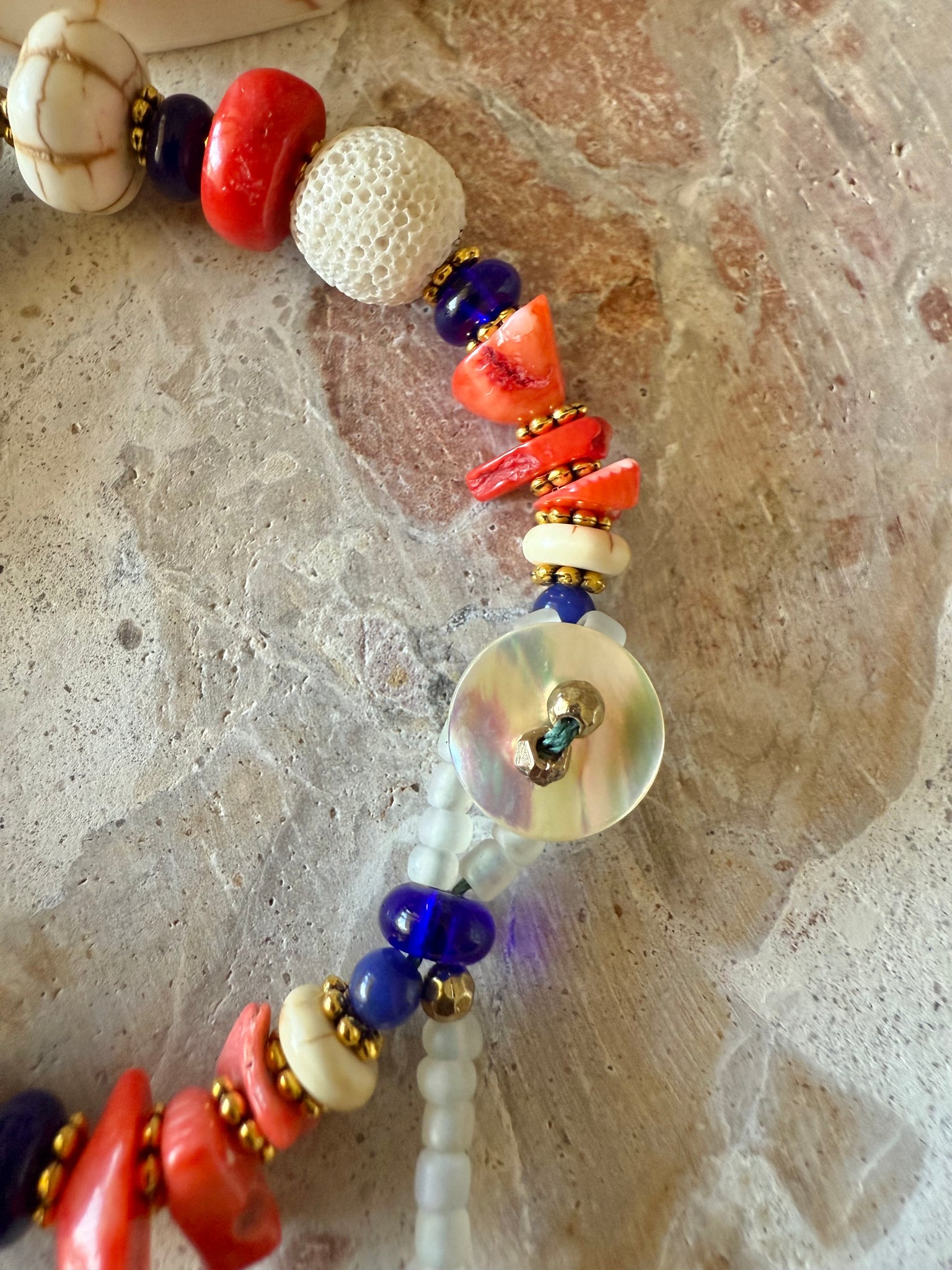 Beachie Boho Shell Charm Bracelet