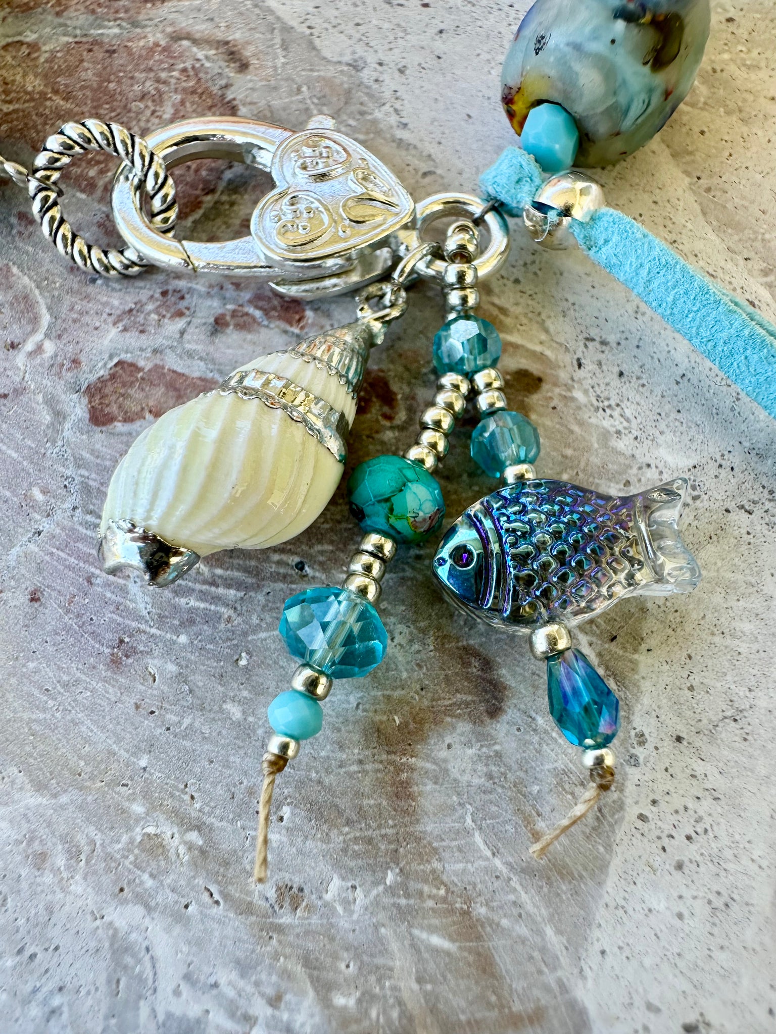Beach Shell Stone Beaded Bracelet