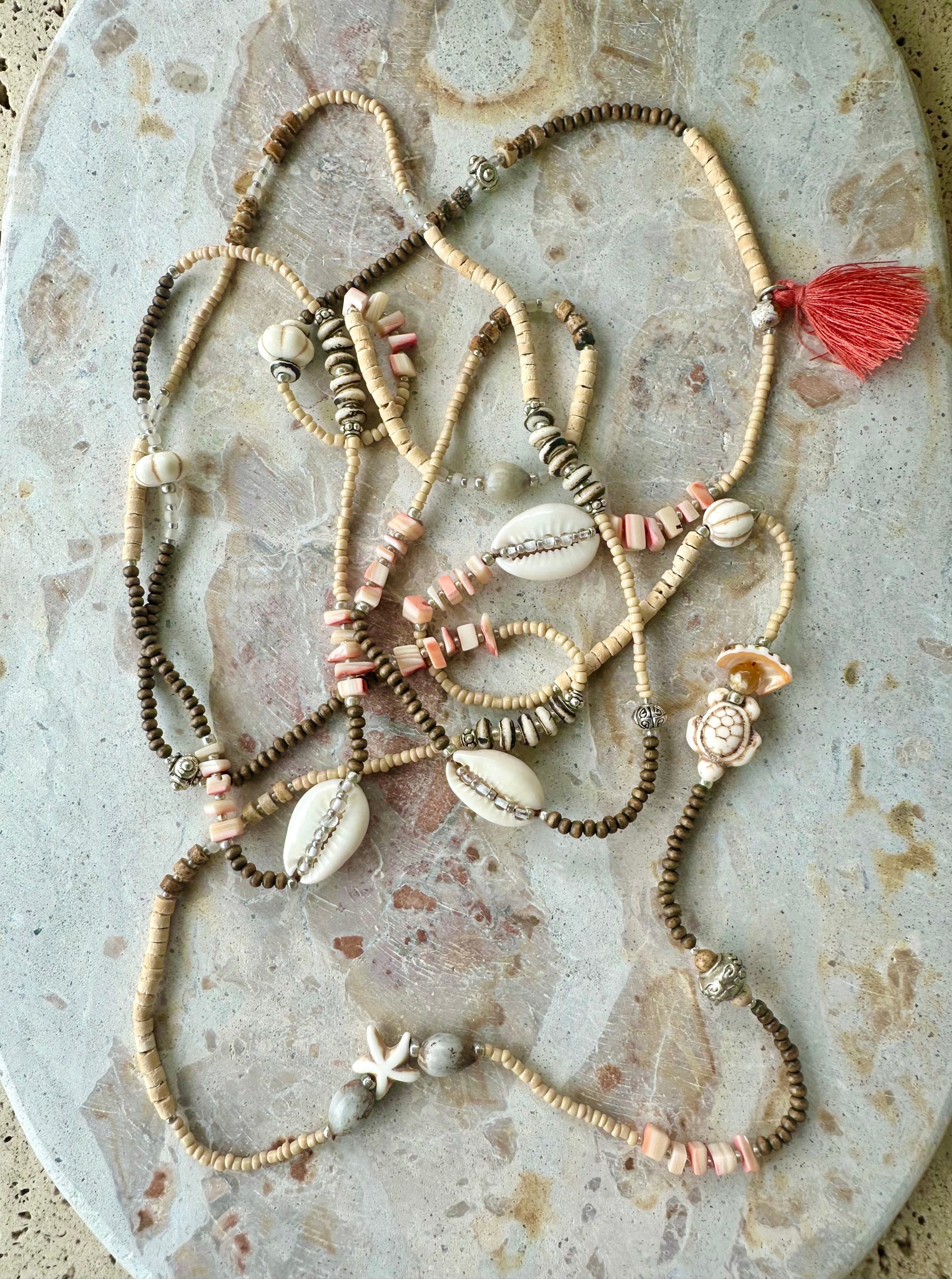 Cowrie Shell Island Necklace