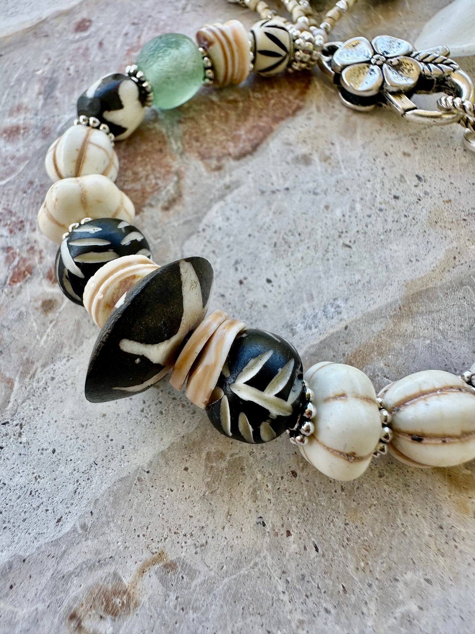 African Green Beach Tribal Bracelet