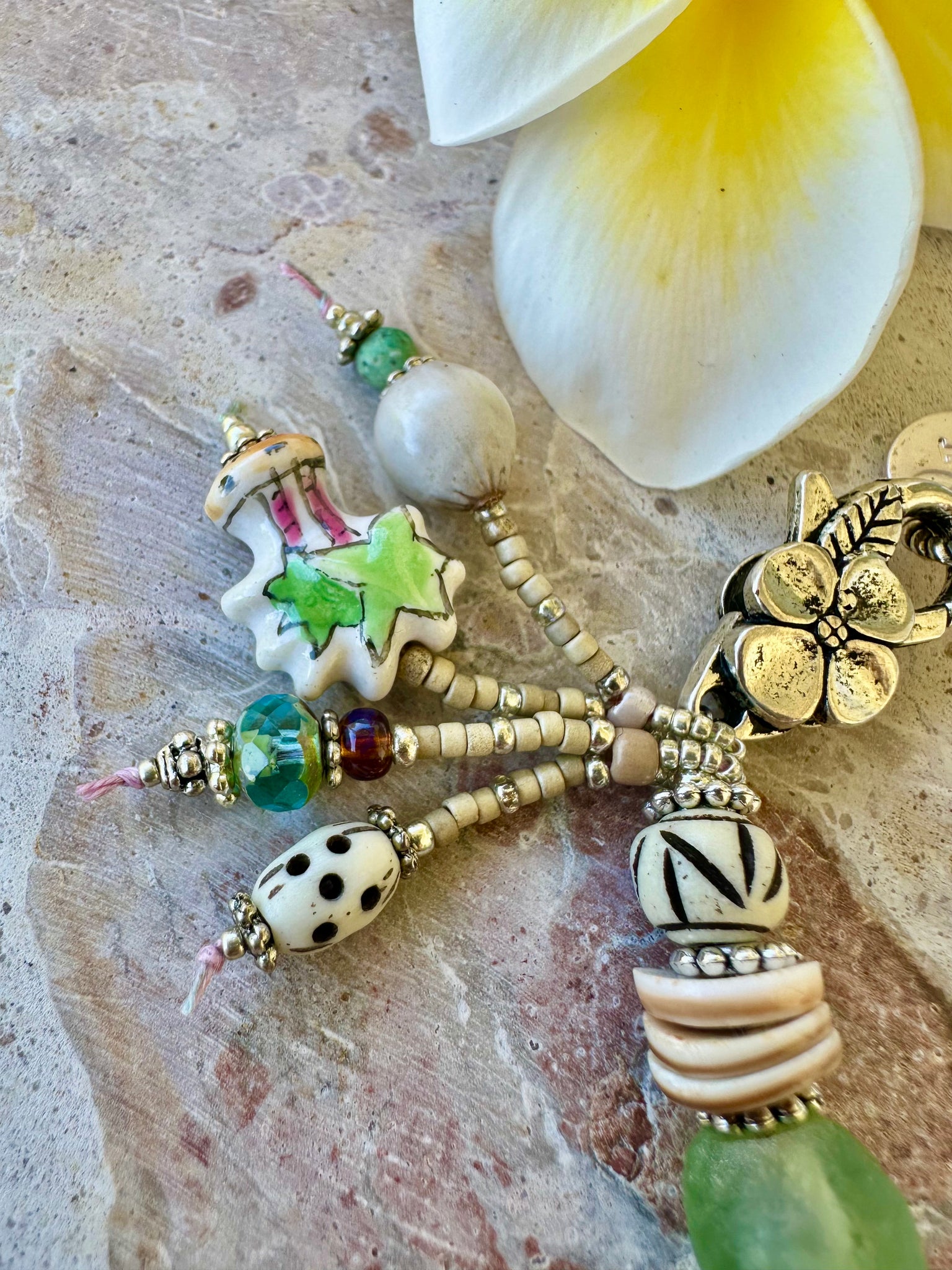 African Green Beach Tribal Bracelet