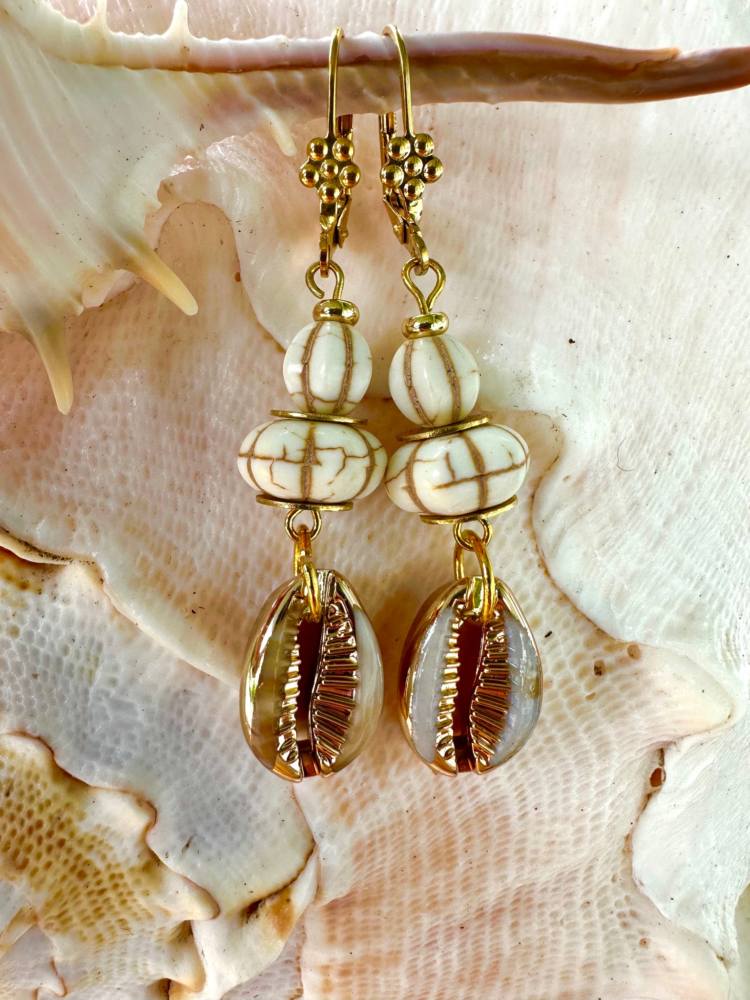 Cowrie Shell Earrings
