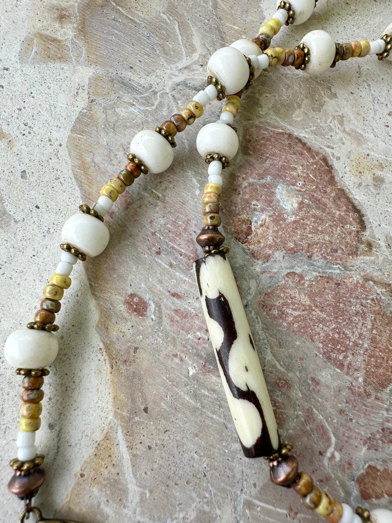 Rudraksha Tribal Seed Bead Necklace