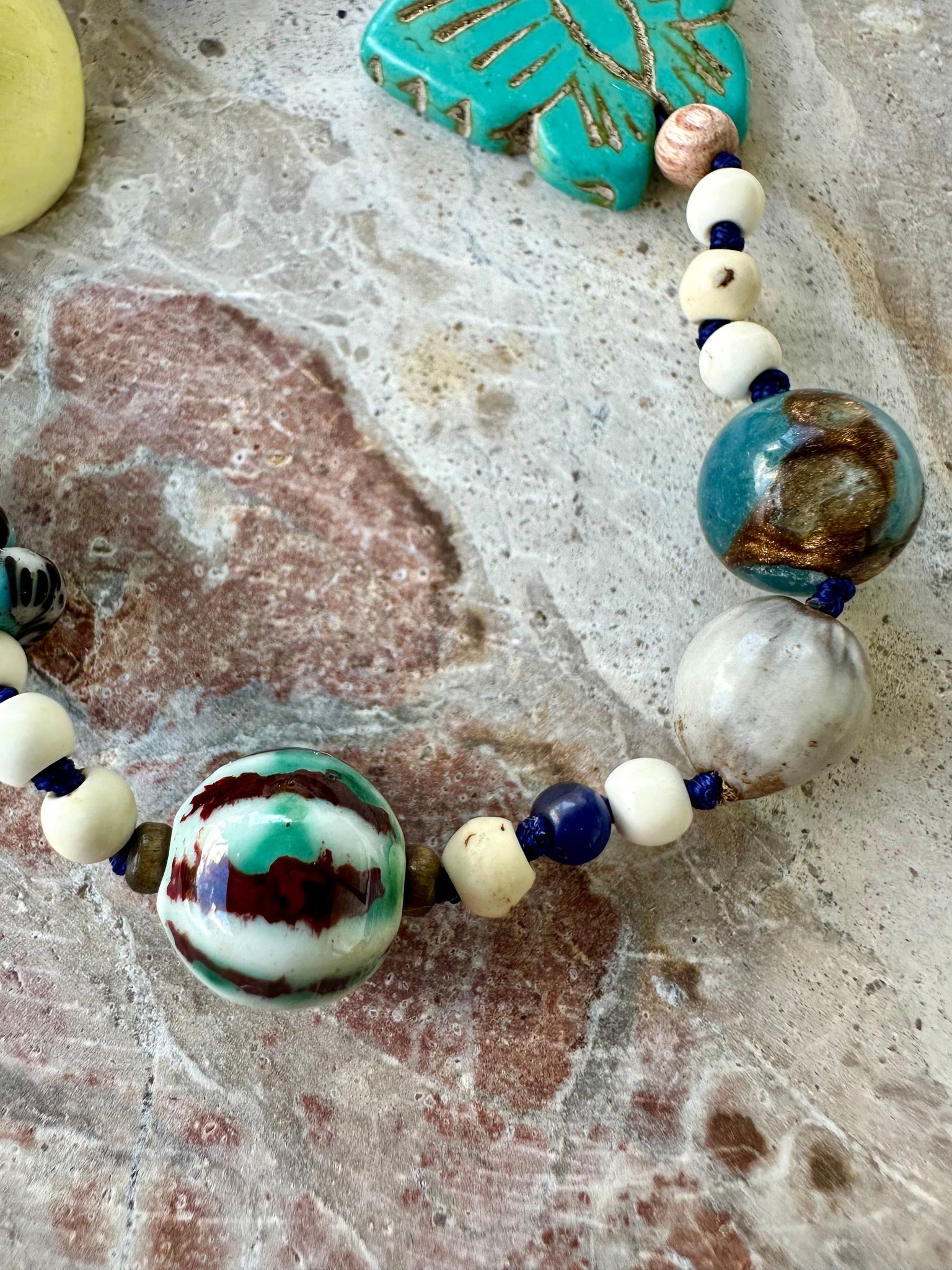 Island Butterfly Charm Boho Bracelet