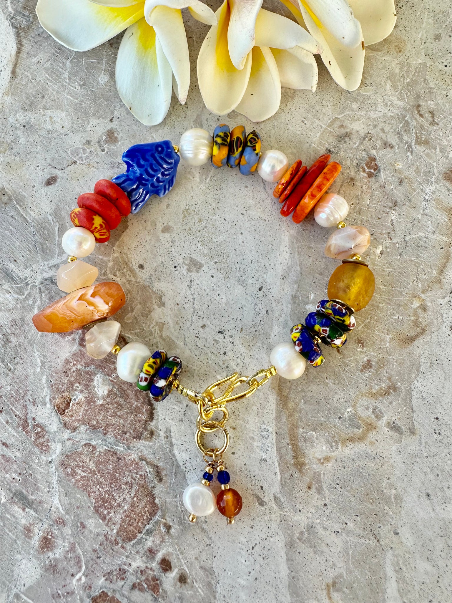 Mediterranean Beaded Bracelet