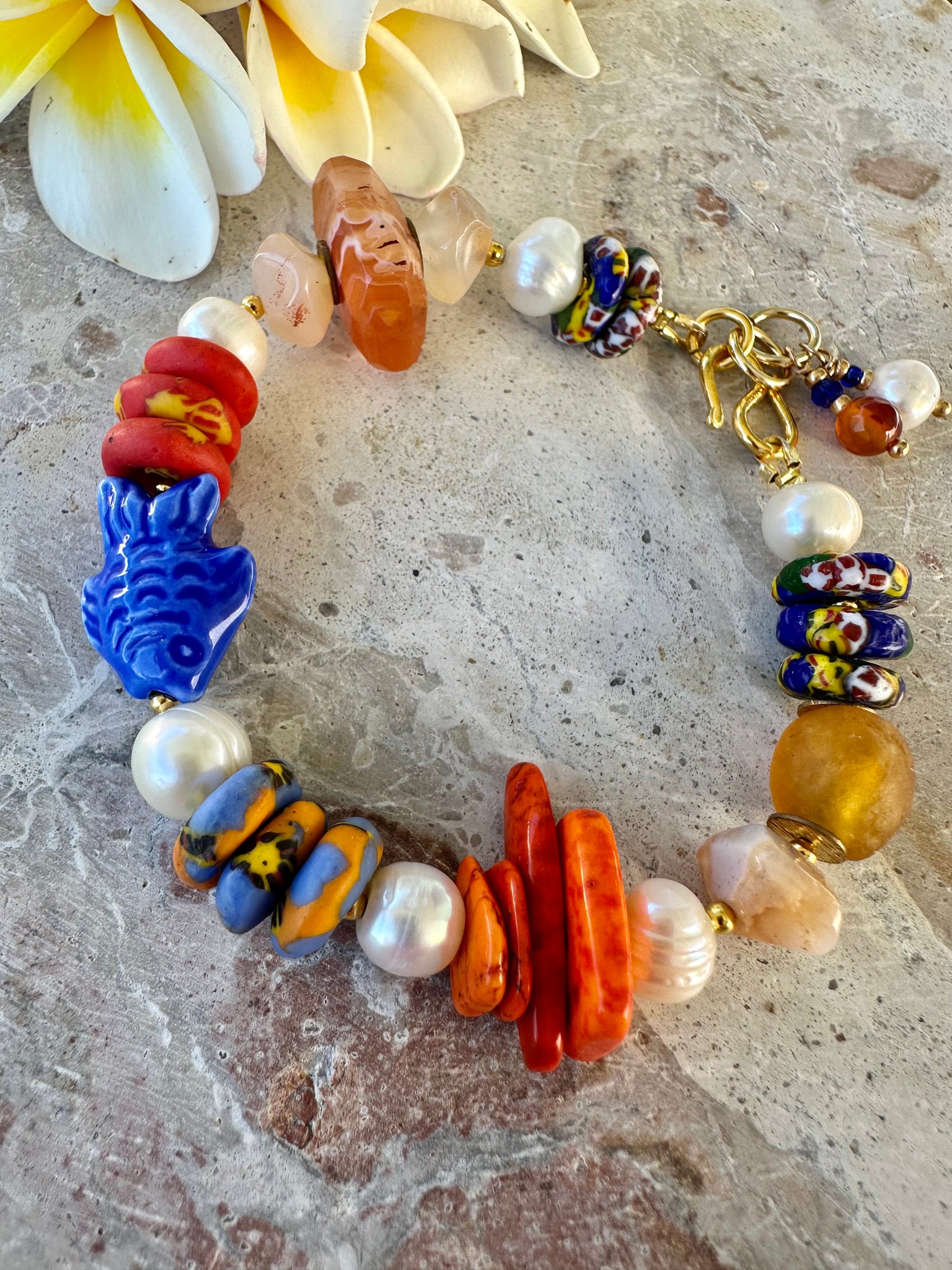 Mediterranean Beaded Bracelet