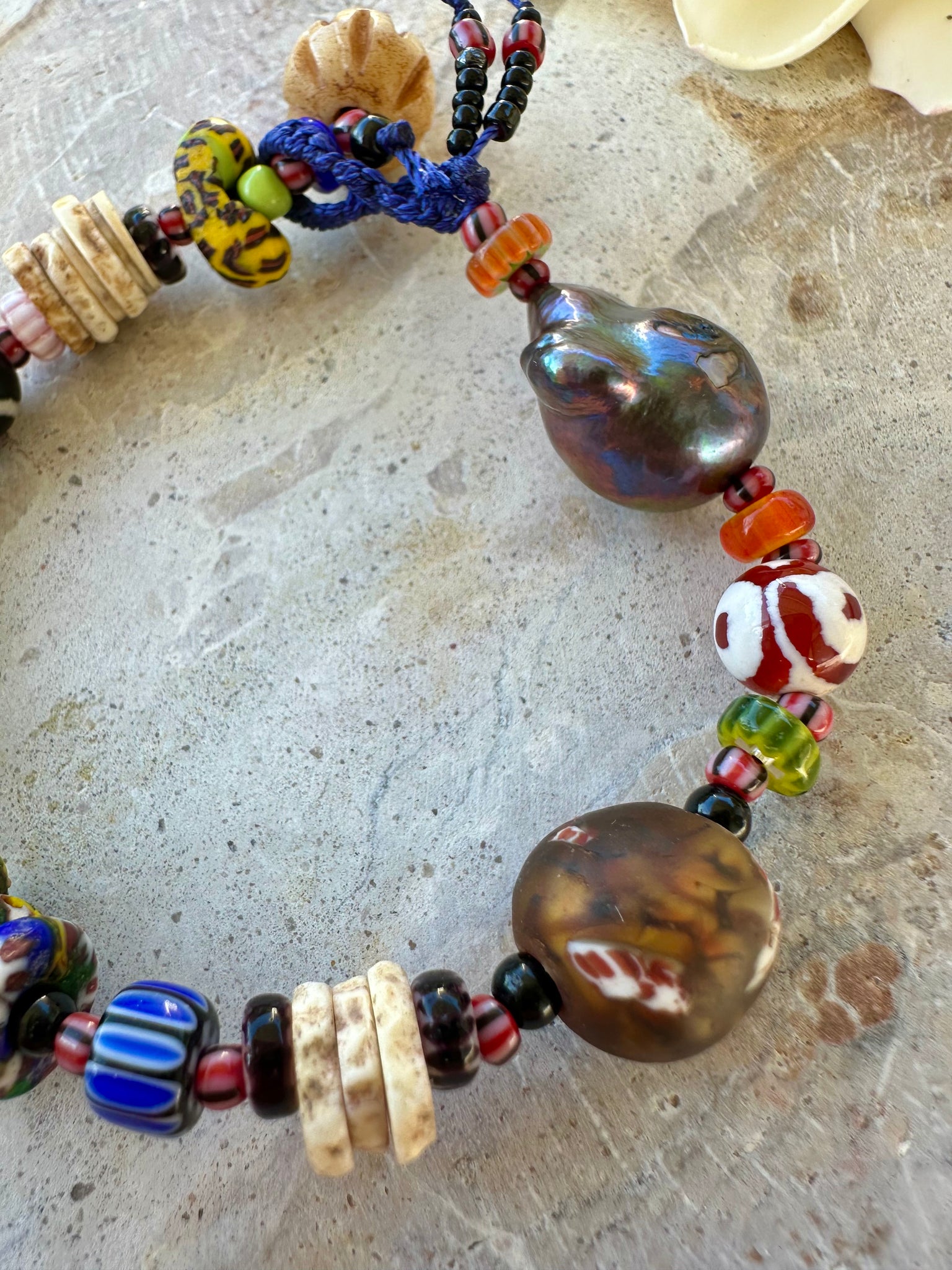 Bohemian Beaded Beach Bracelet