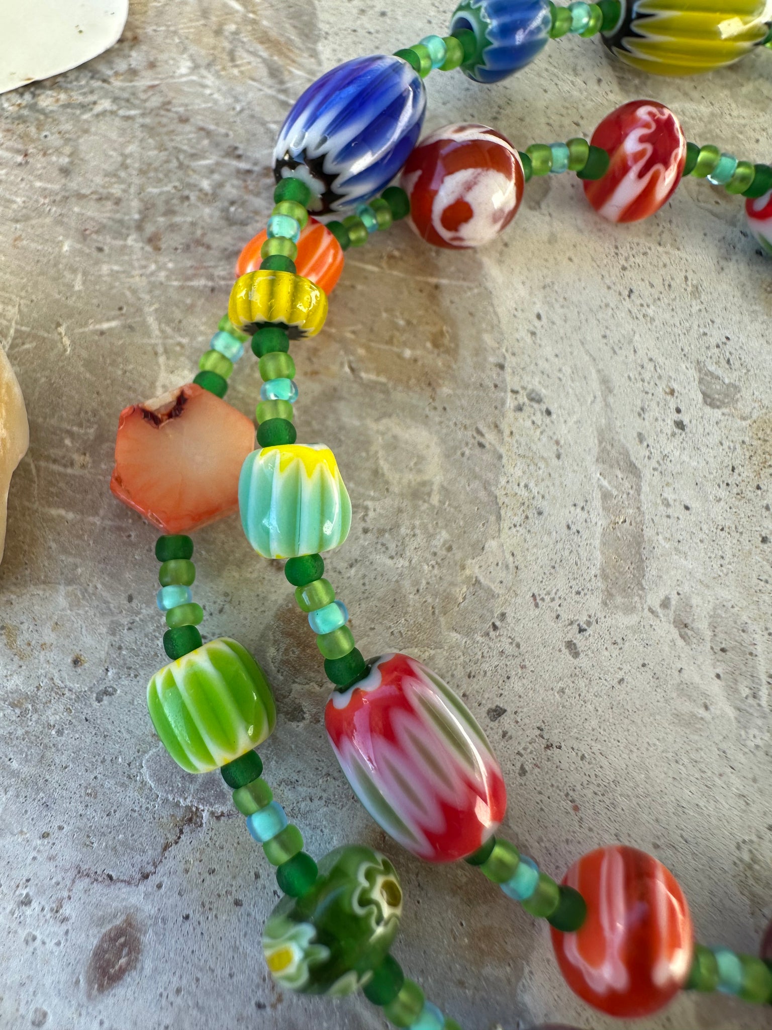 Boho African Glass Bracelet