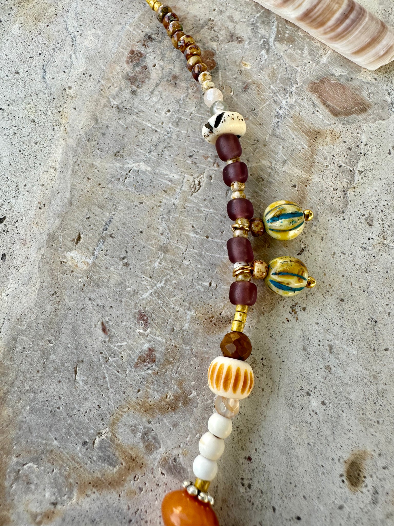 African Bohemian Tribal Necklace