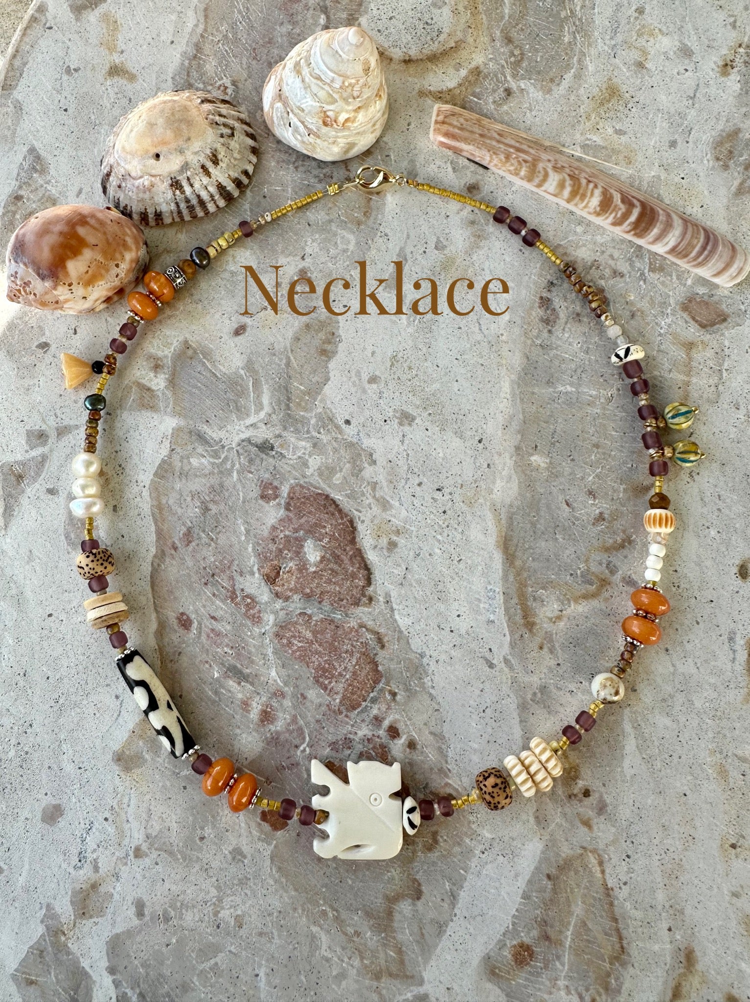African Bohemian Tribal Necklace