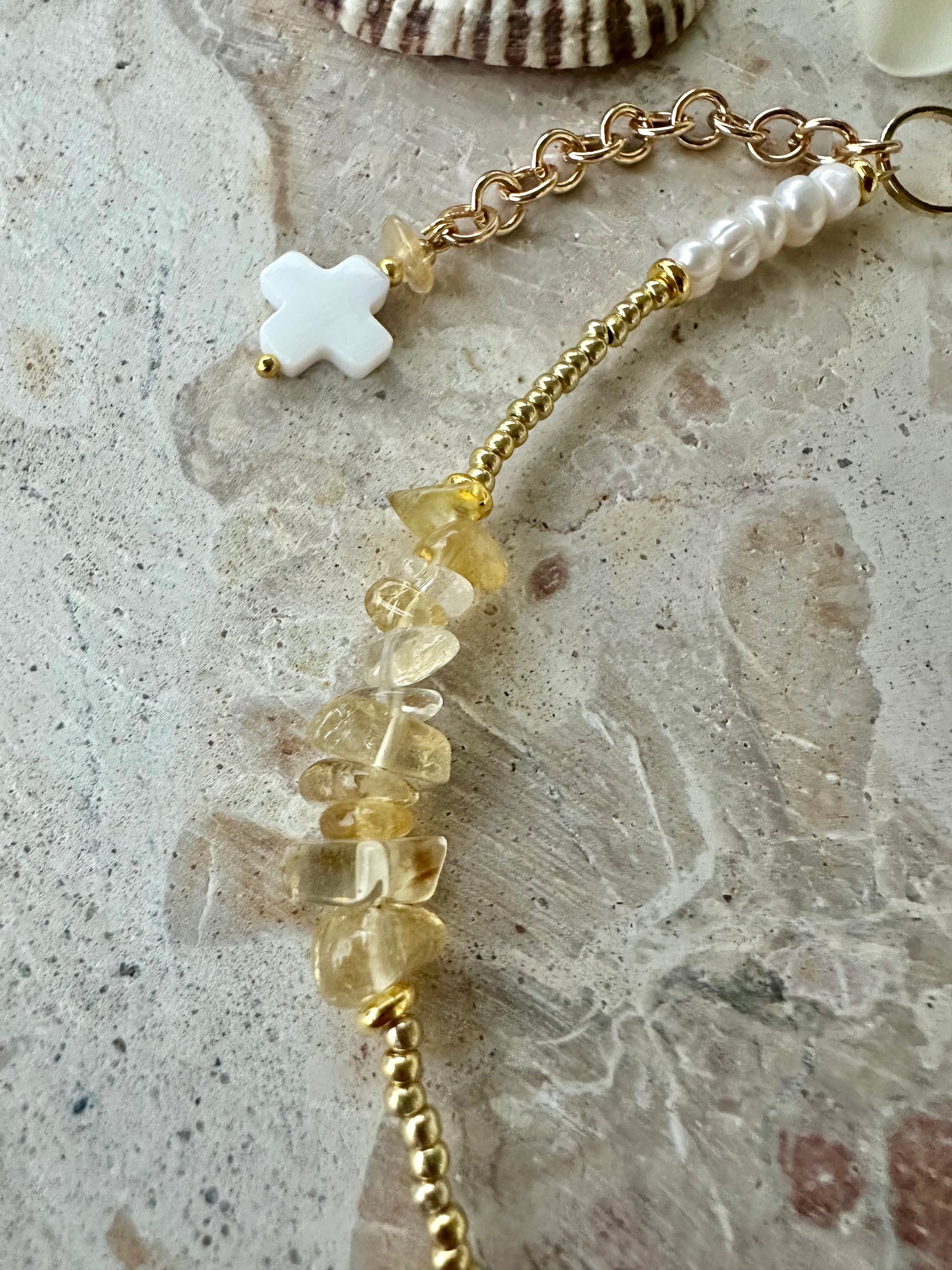 Coastal Bech Pearl Necklace