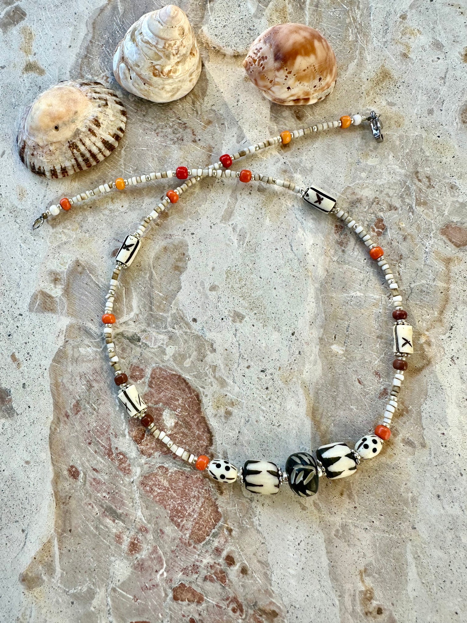 Sunkissed Seed Bead Necklace