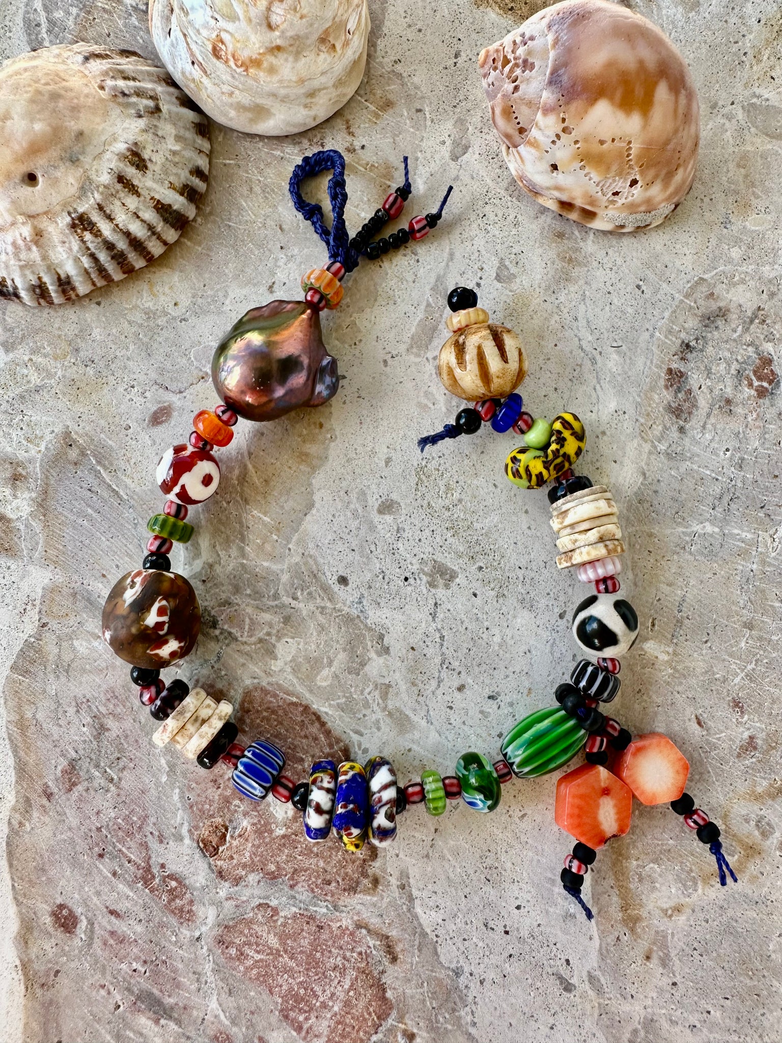 Bohemian Beaded Beach Bracelet