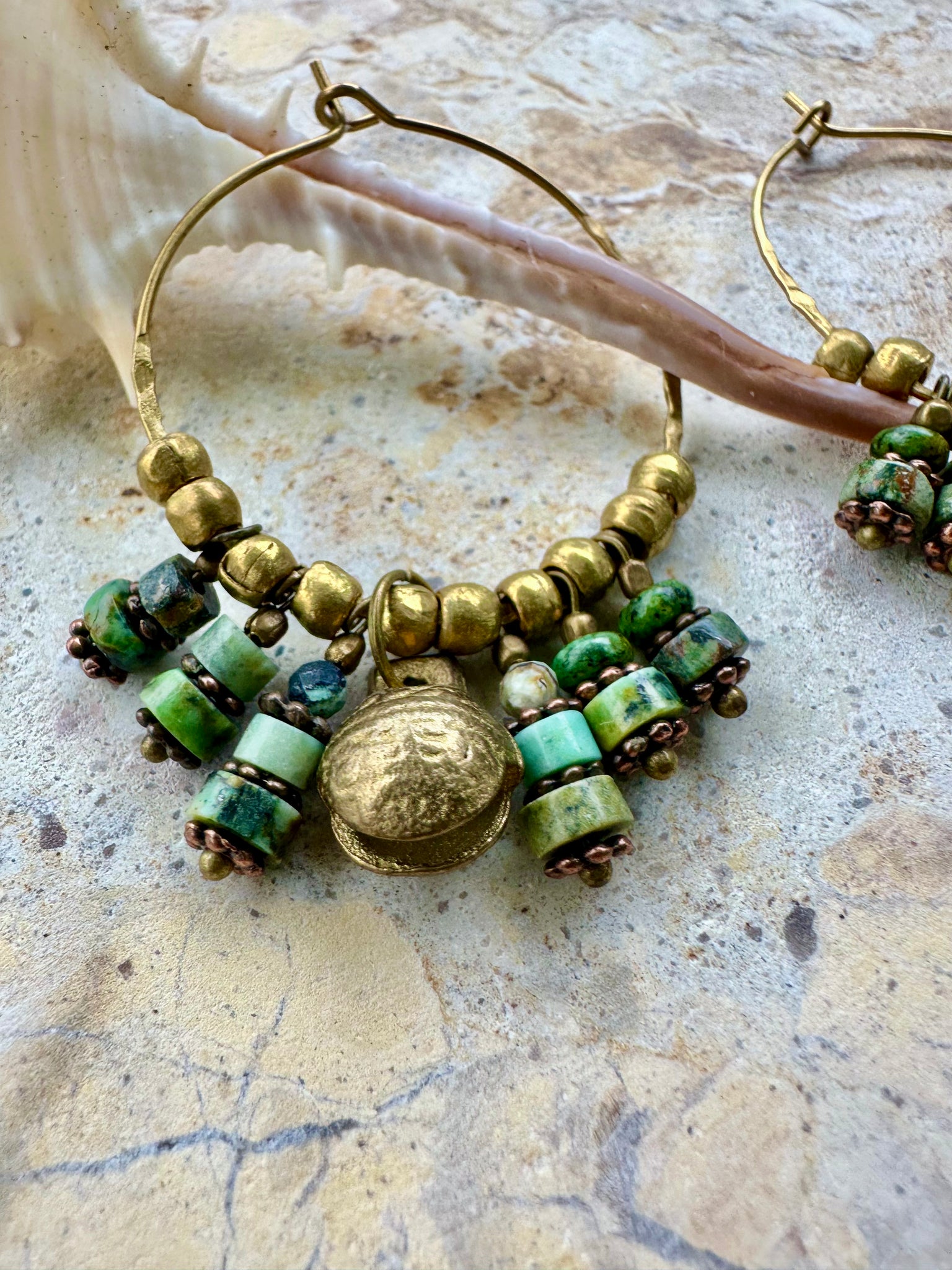 Turquoise Stone Earrings