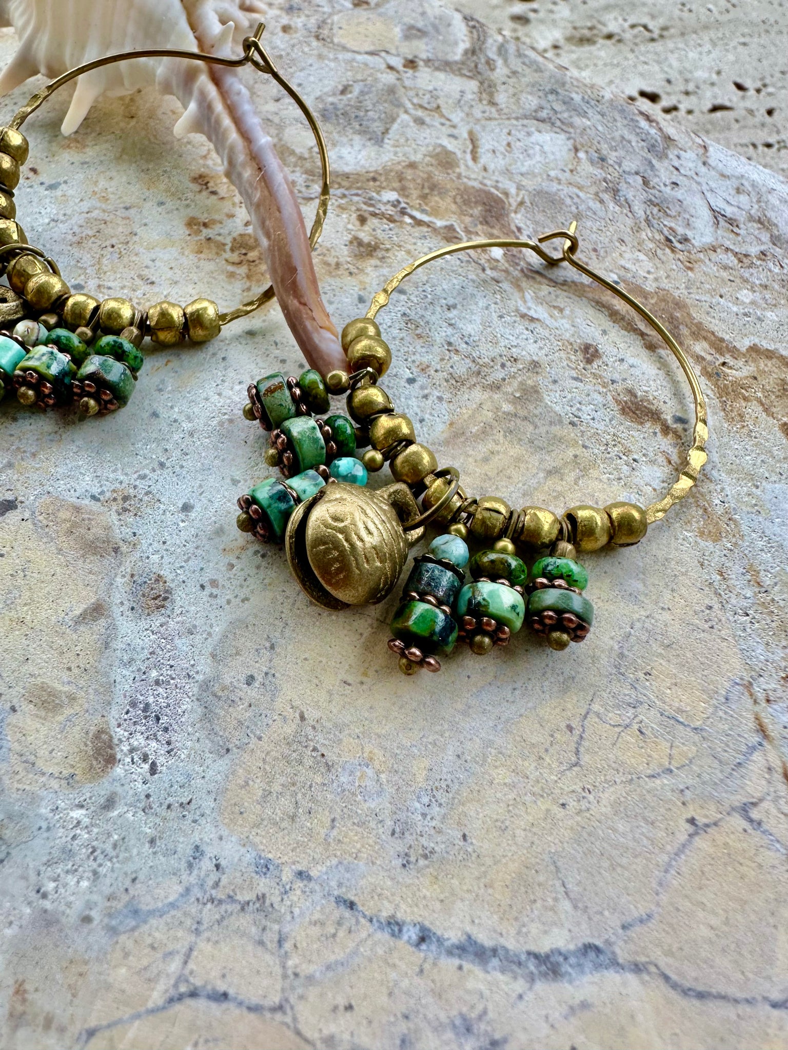 Turquoise Stone Earrings