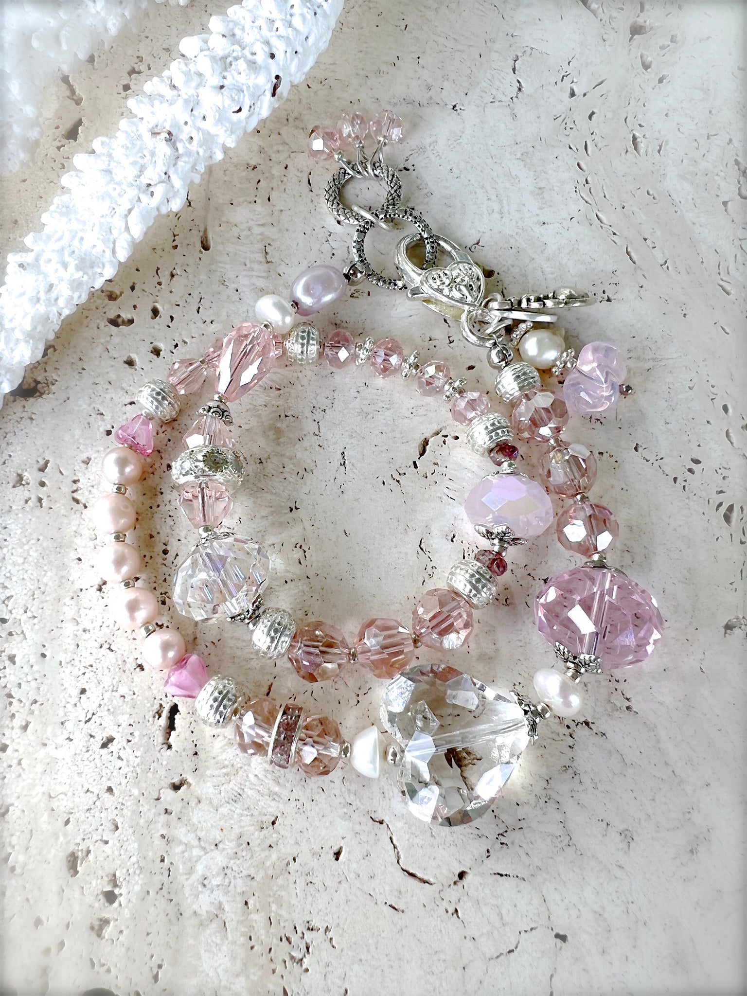 Pink Crystal Bracelet
