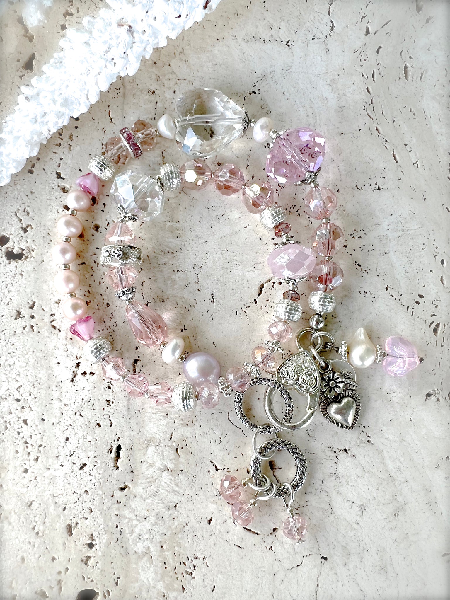 Pink Crystal Bracelet