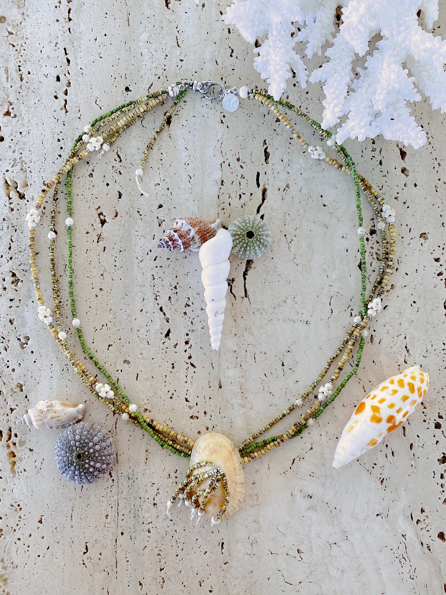 Shell Beaded Necklace