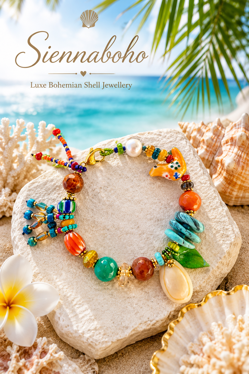 Coastal Cowrie Beach Bracelet