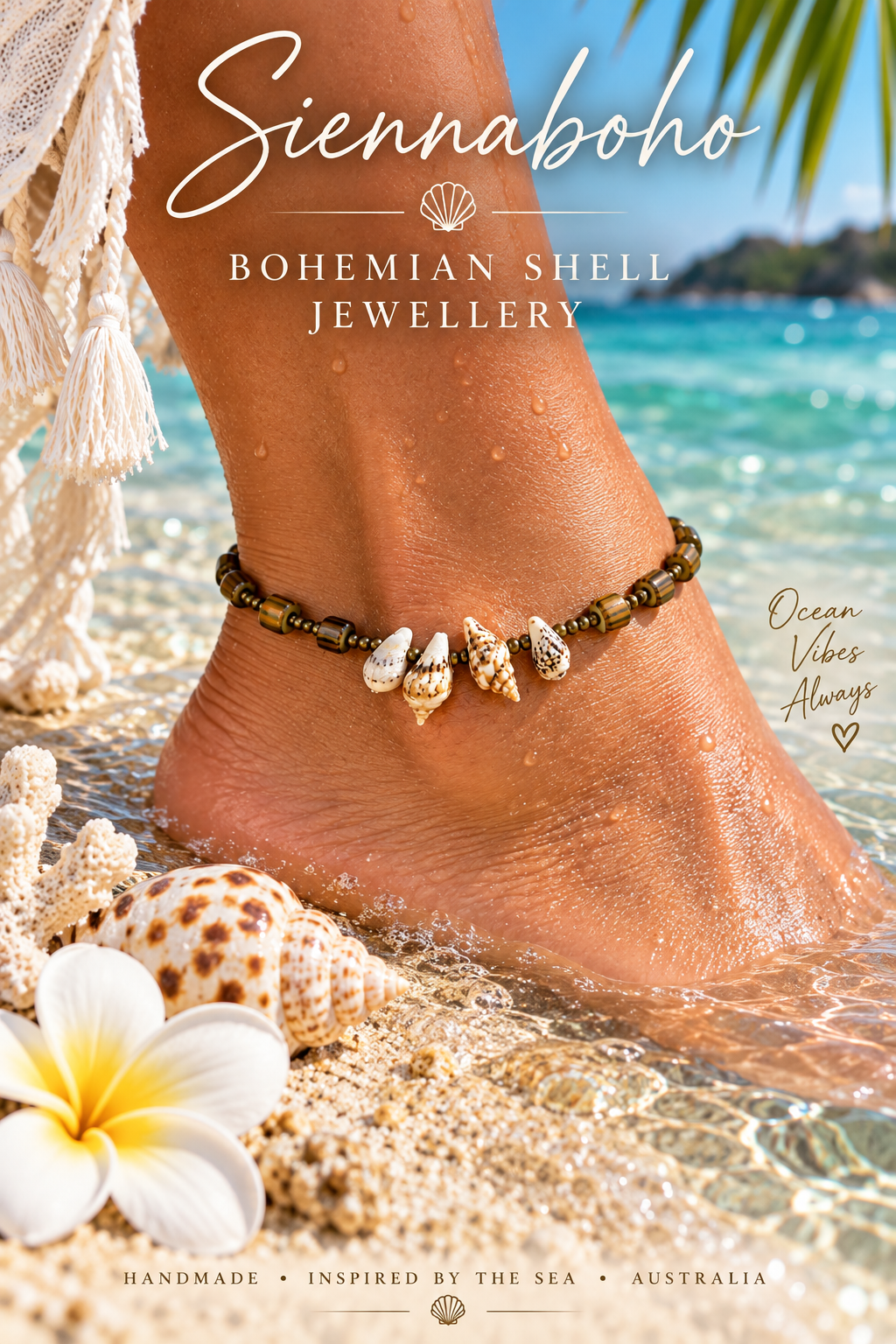 Bali Sun-kissed Shell Anklet