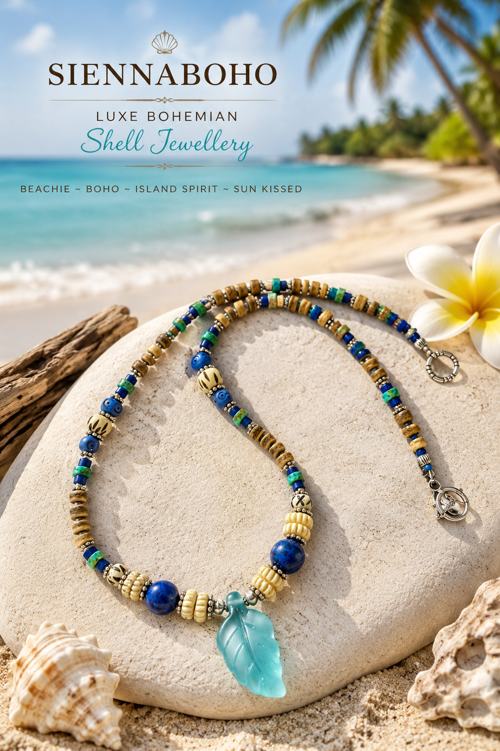 Island Breeze Sea Glass Necklace