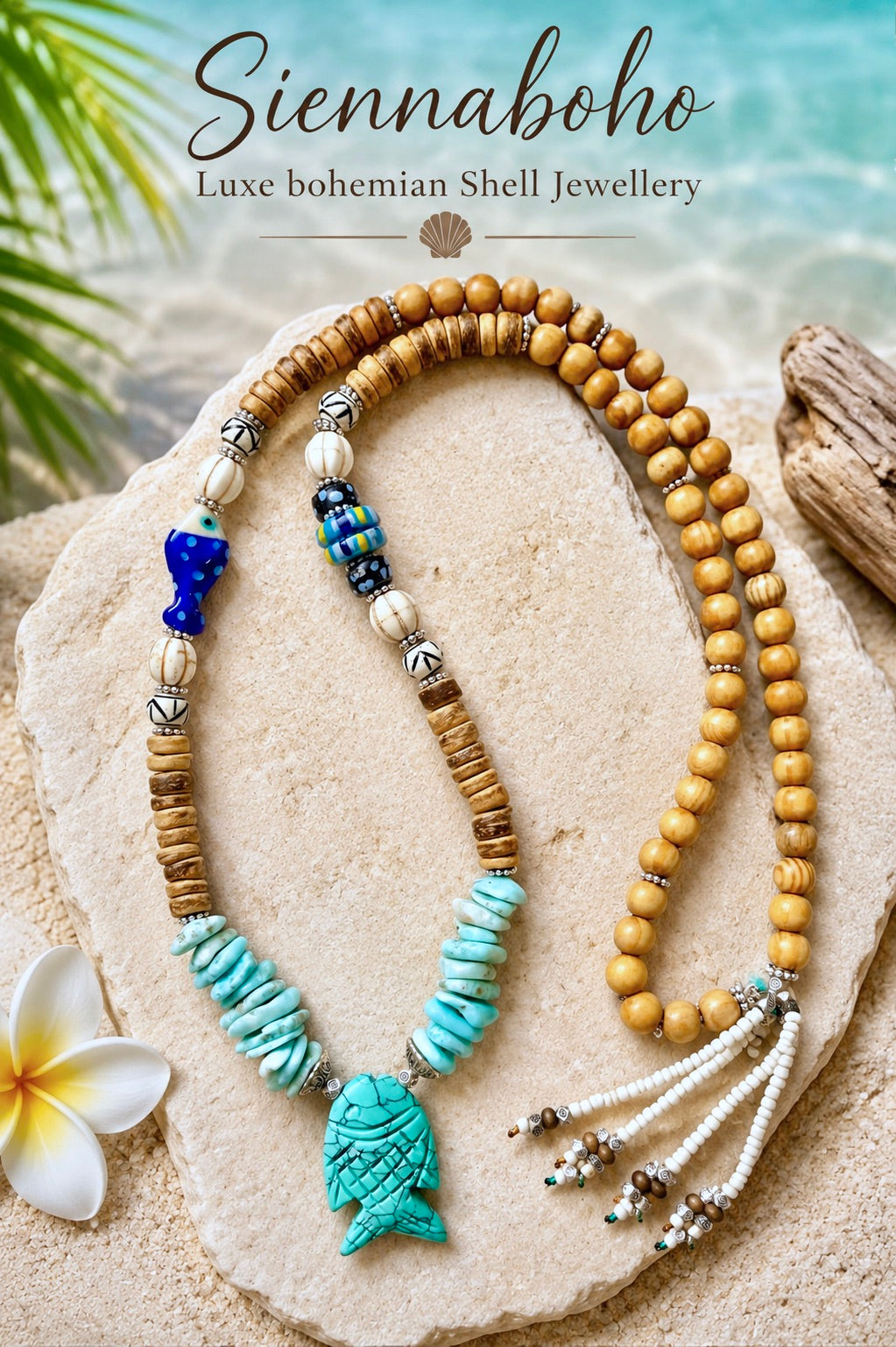 Beach Island Soul Fish Necklace