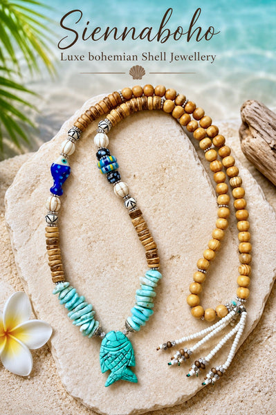 Beach Island Soul Fish Necklace