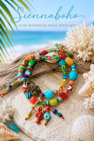 Colourful Coastal Charm Bracelet