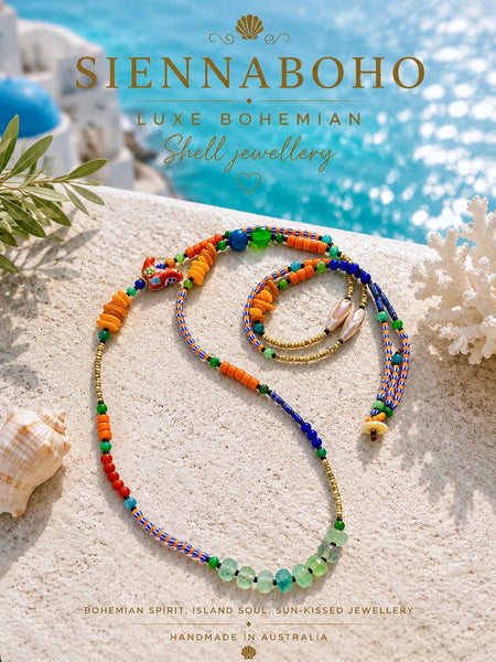 Australian Coastal Gemstone Necklace