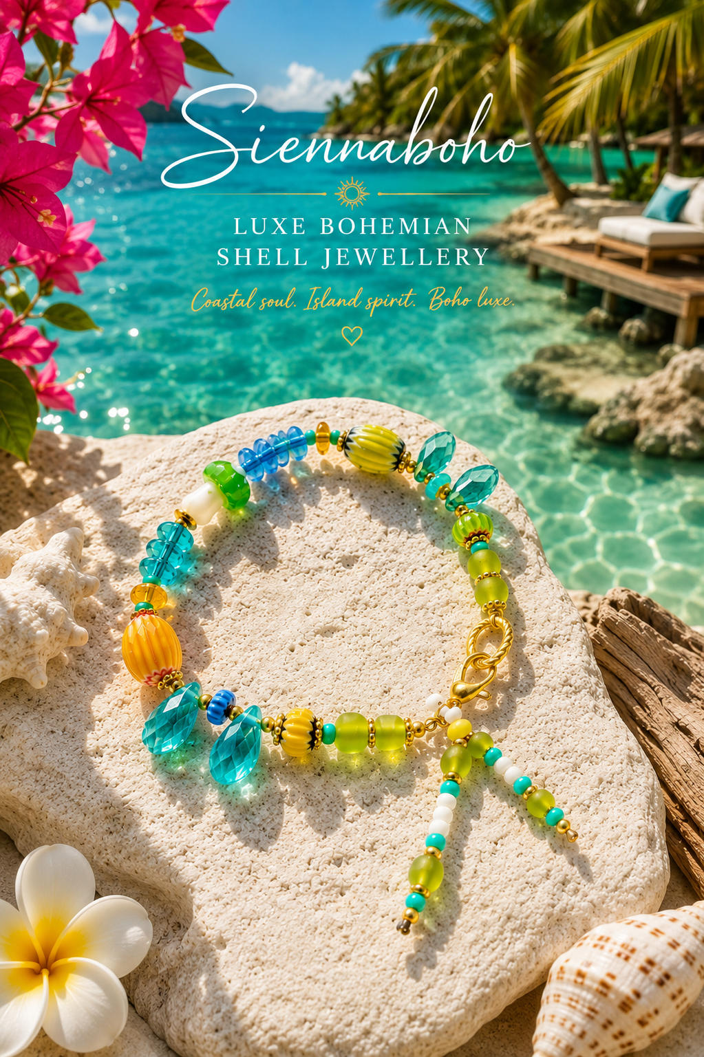 Sunshine Coast Crystal Bracelet