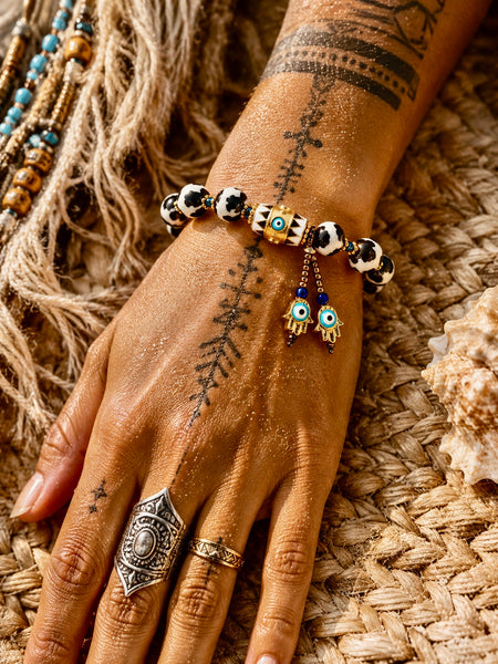 Evil Eye Tribal Island Artisan Bracelet