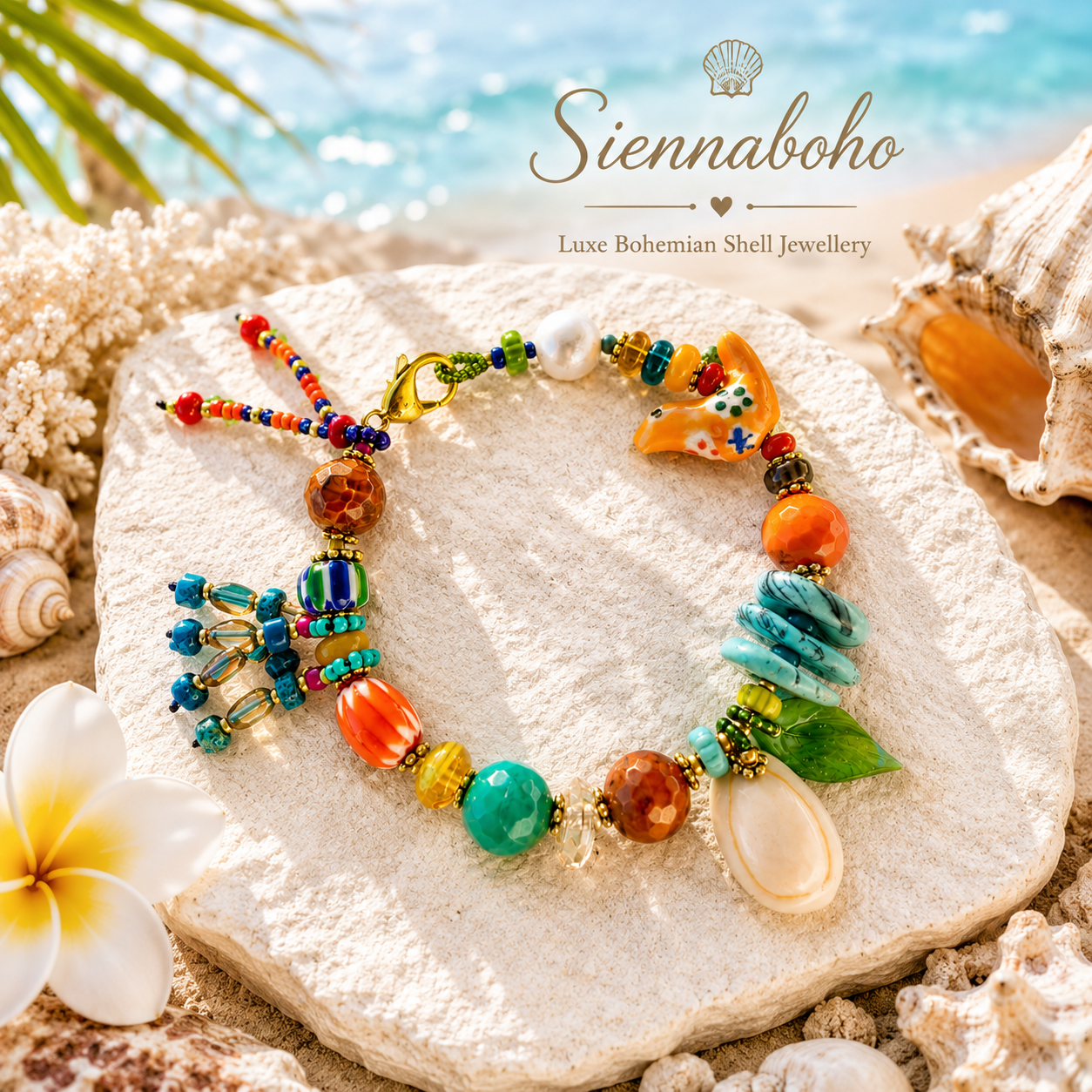 Coastal Cowrie Beach Bracelet