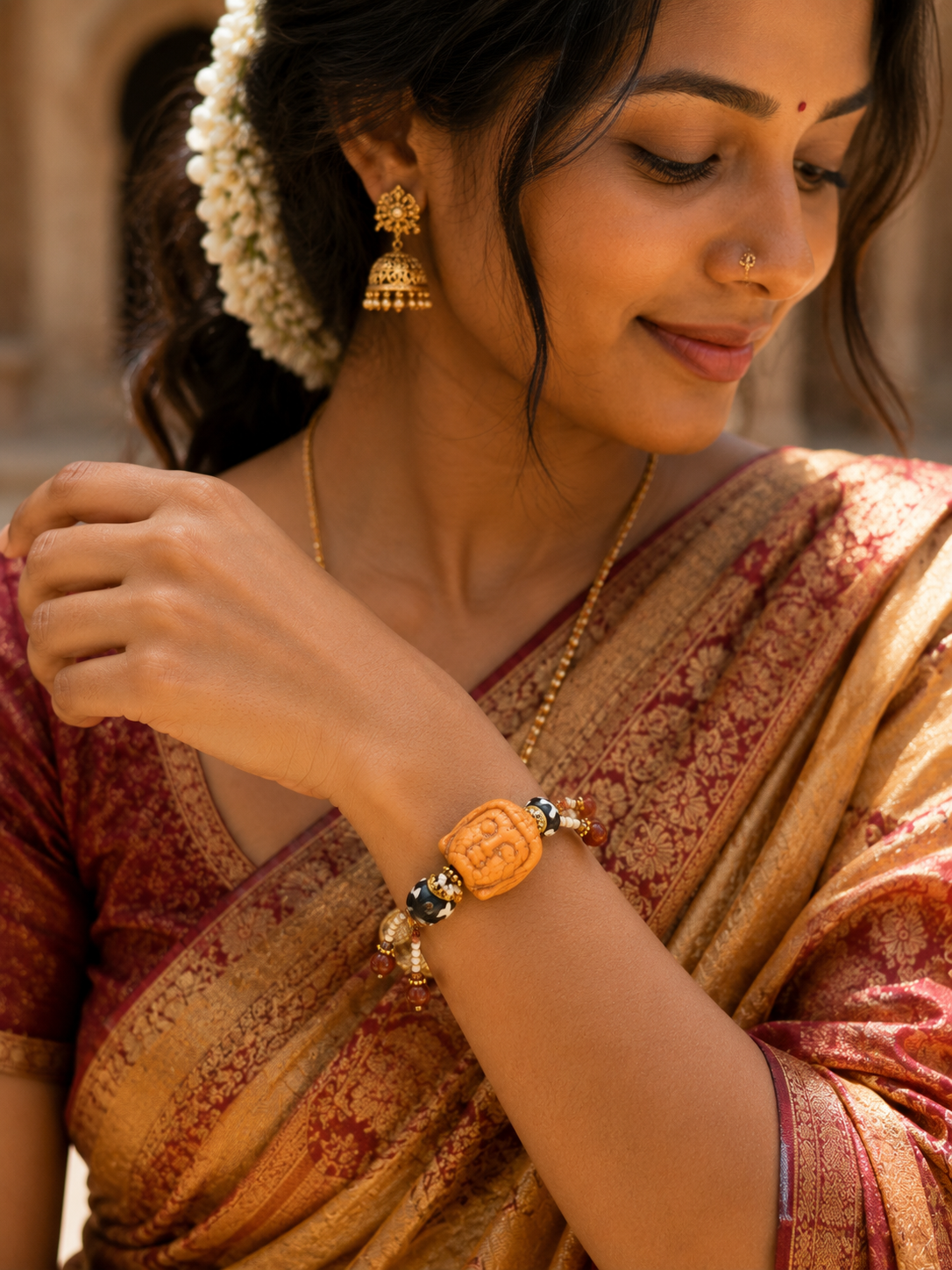 Golden Buddha Spirit Bracelet
