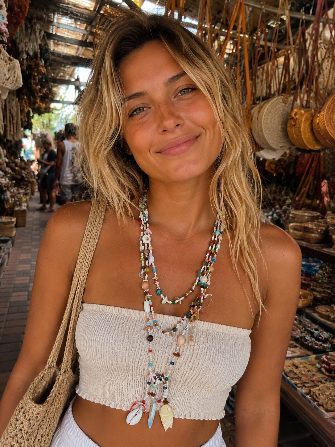 Ocean Spirit Layered Shell Necklace