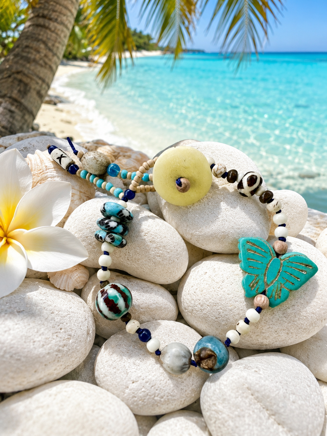 Butterfly Charm Boho Bracelet