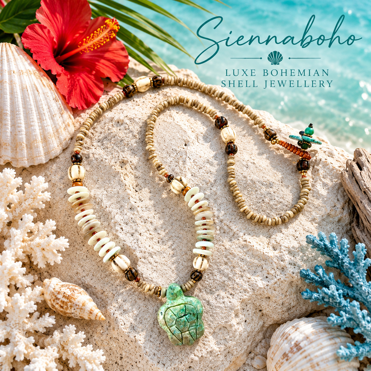 Bali Island Turtle Shell Necklace
