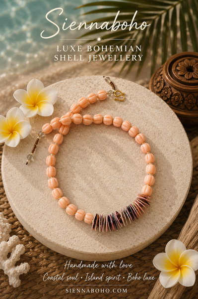 Blush Sands Boho Shell Necklace