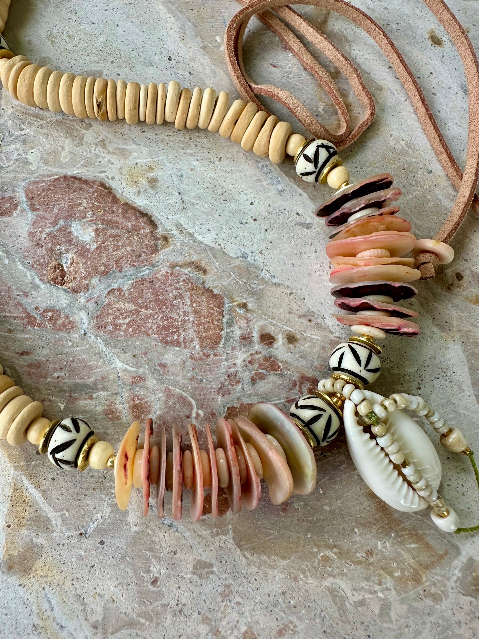 Beachie Cowrie Shell Necklace