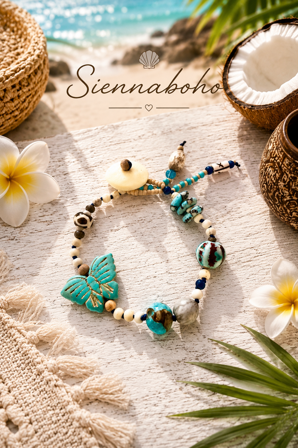 Butterfly Charm Boho Bracelet